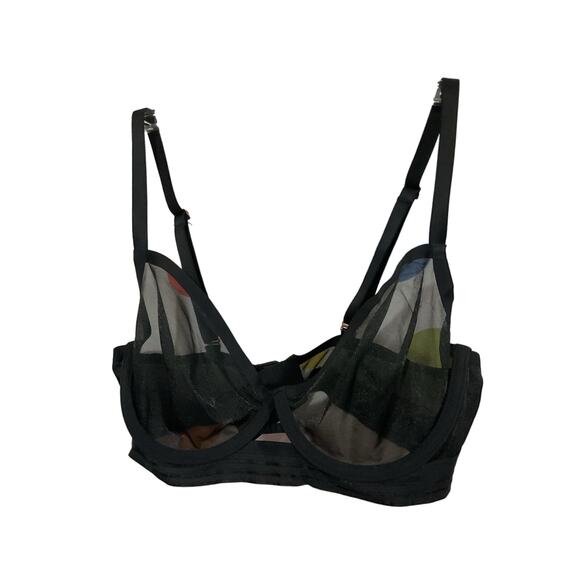 NEW ELL -ALE Bra Semi Sheer Underwire Size 34C - Picture 2 of 9